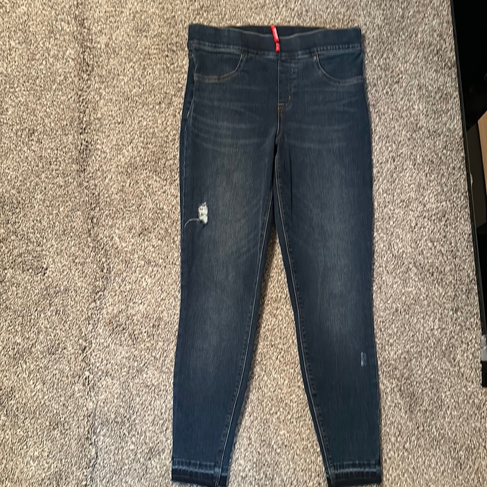 Spanx Distressed Ankle Skinny Jean
